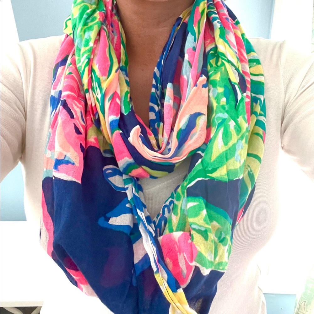 Infinity colorful Lilly Pulitzer scarf